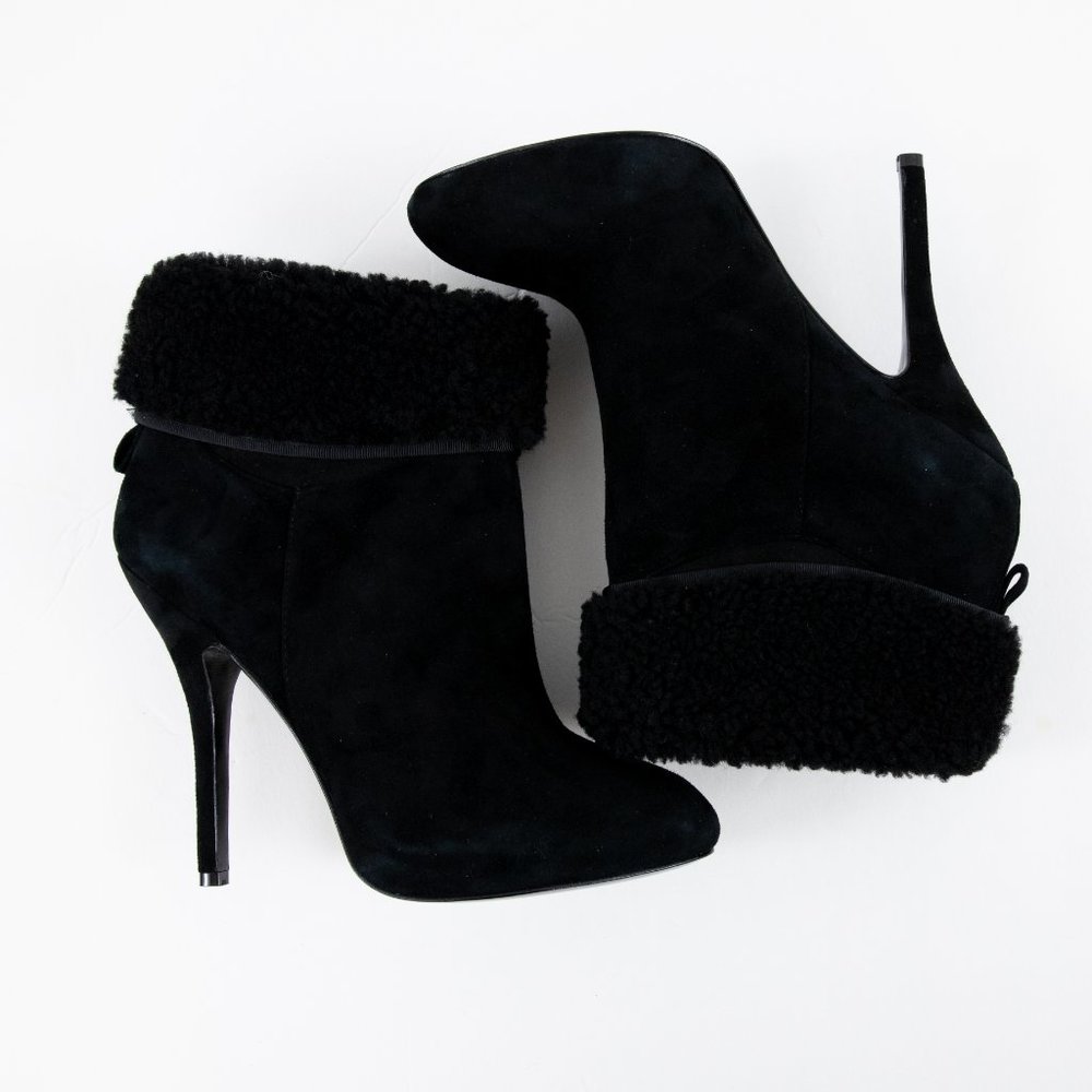 Vivienne Westwood Anglomania 10 Suede Boots Black - Picture 8 of 14